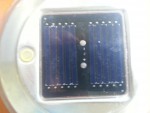 Outdoor solar post lights photo cell