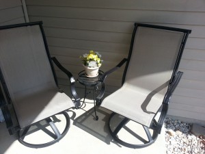 Table and Outdoor Patio Furniture Chairs