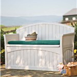 Outdoor Plastic Storage Cabinets-Outdoor storage bench