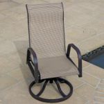 Sling Fabric outdoor swivel rocker chairs