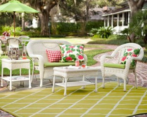 Outdoor Wicker Patio Furniture Sets-Prospect Hill Wicker Conversation Set