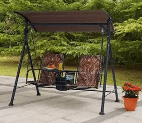 camo porch swing walmart