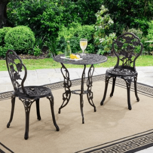 Retro Cast Iron Patio Bistro sets