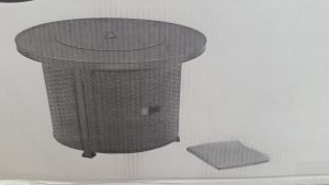 Colebrook Gas Fire Pit with cover