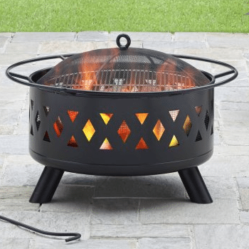 28 in Heavy Fire Pit Wood Burning