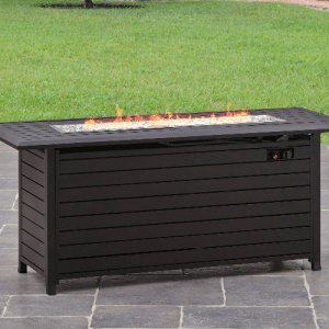 Carter Hills fire pit for wood deck