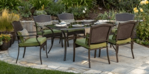 Outdoor Patio Furniture Set-Providence Dining set seats 6
