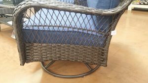 Colebrook resin wicker swivel rocker