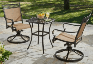 BH & G Warrens patio bistro set