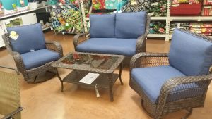 Blue Colebrook conversation set