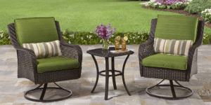 Better Homes and Gardens Amelia Cove resin wicker Small Bistro Sets for Outdoor