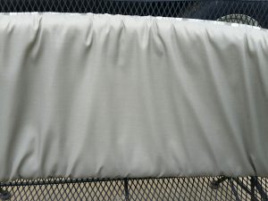 Solid side of replacement cushion