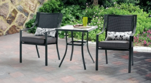 Mainstays Alexandra Square Small Bistro Sets for Outdoor