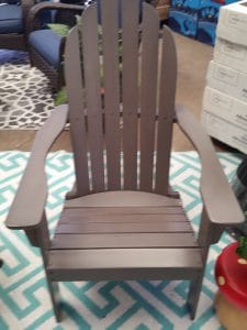 Mainstays wood Adirondack chair grey