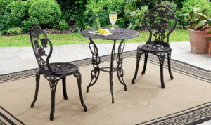Better Homes and Gardens Rose Small Bistro Sets for Outdoor