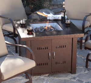Hiland gas fire pit