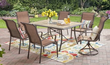 Mainstays Wesley Creek 7 piece dining set house staging ideas