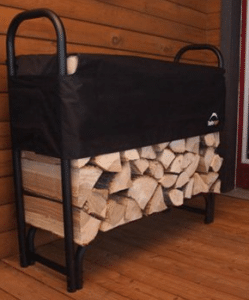 Log Rack with cover
