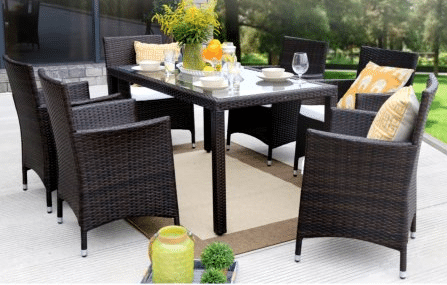 Baner Gardens Resin Wicker Dining furniture