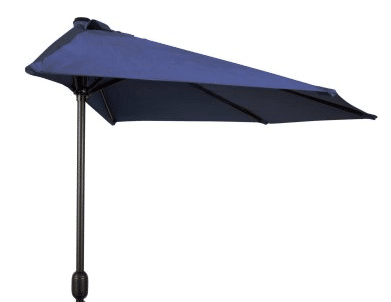 9 foot half outdoor umbrellas