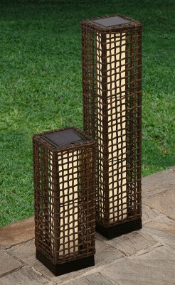 Resin Wicker Outdoor Furniture-Hawthorne Park Solar Lanterns