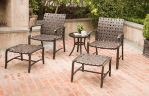 small patio sets for balconies-Willow Valley chat set