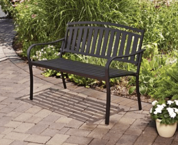Mainstays slat garden bench