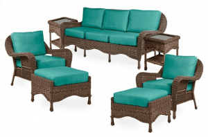 Prospect Hill resin wicker sofa set