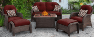 Hanover Newport patio conversation set