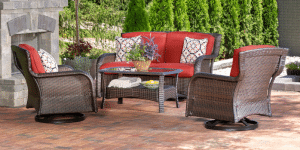 Hanover Strathmere patio conversation furniture