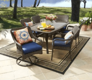 Wicker patio furniture sets-Colebrook dining set