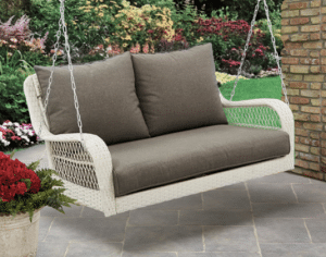 Wicker patio furniture sets-Colebrook porch swing