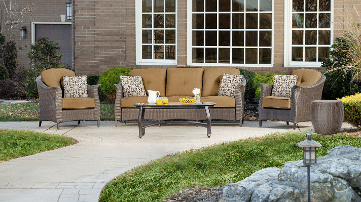 Gramercy resin wicker patio seating set