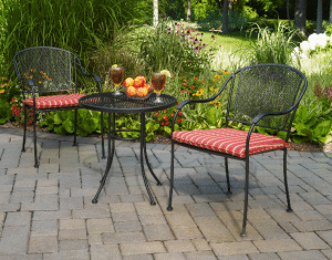 Wrought Iron Patio Furniture Sets-Mainstays wrought iron bistro set