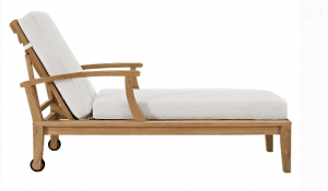 Teak Patio Outdoor Furniture-Modway Marina Teak Lounger