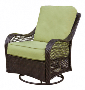 Orleans resin wicker swivel chair