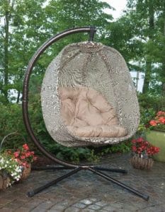 Hanging Chair with Stand-Flowerhouse Hanging Egg Chair for the garden