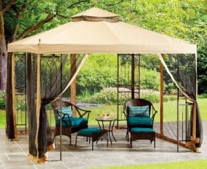 Outdoor Screen Rooms Gazebos-Mainstays Patio Screen Rooms Gazebos