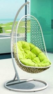 Hanging Chair with Stand-Modway Encounter swing