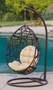 Hanging Chair with Stand-Vienna hanging basket chair