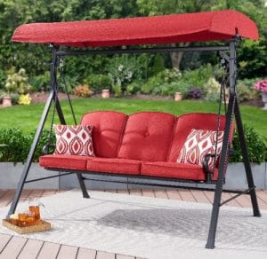 Mainstays Carson Creek 3 person swing with stand