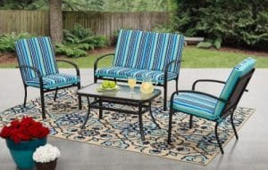 Woodland Hills 4 Piece Sling Conversation Set Images