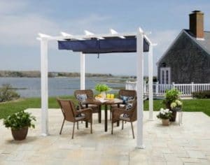 Better Homes and Gardens Meritmoor Pergola with Fabric Covering