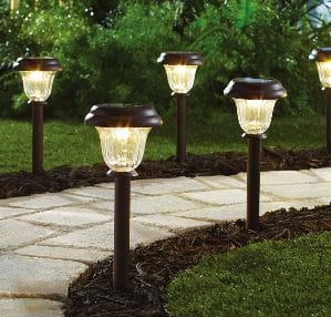 Mainstays Solar path lights