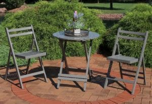 Sunnydaze wood Small Bistro Sets for Outdoor