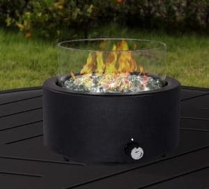 Tremont round table top gas fire pit