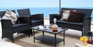 Baner Garden Cheap Wicker Conversation Sets