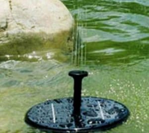 Solar water feature for gardens