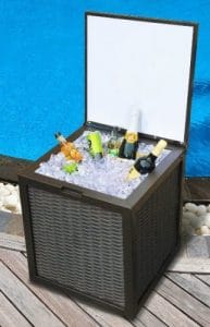 Sunjoy 50 quart box patio cooler