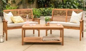 Manor Park conversation set with two love seats